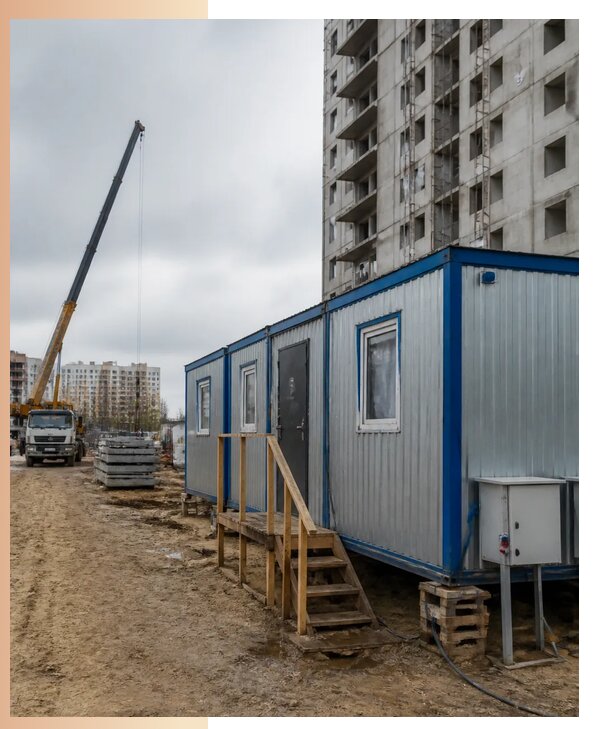 Аренда строительных вагончиков для рабочих в Зеленокумске